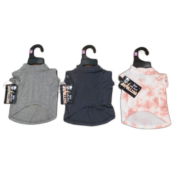 Buttercup Dogs That Rock Graphic T-Shirts for Dogs Pets Size XS Lot of 3 NWT - Picture 2 of 2